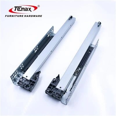 Temax Synchronous Under Mount Soft Close Skúffu Renni-2d handfang